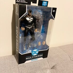 DC Multiverse 7" Action Figure Solar Superman McFarlane NEW beard black suit
